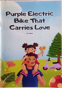 Image of Purple Electric Bike That Carries Love