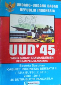UUD' 45 Yang Sudah Amandemen Dengan Penjelasannya